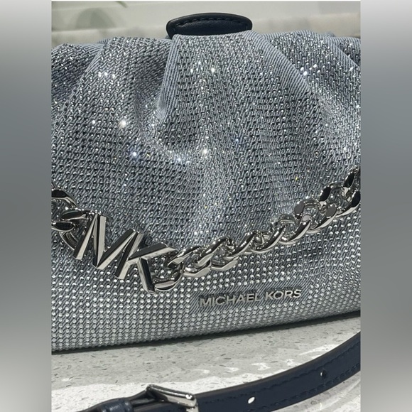 💎NWT MICHAEL KORS NOLA SMALL CHAIN CLUTCH CROSSBODY SHOULDER BAG💎 - Picture 4 of 9